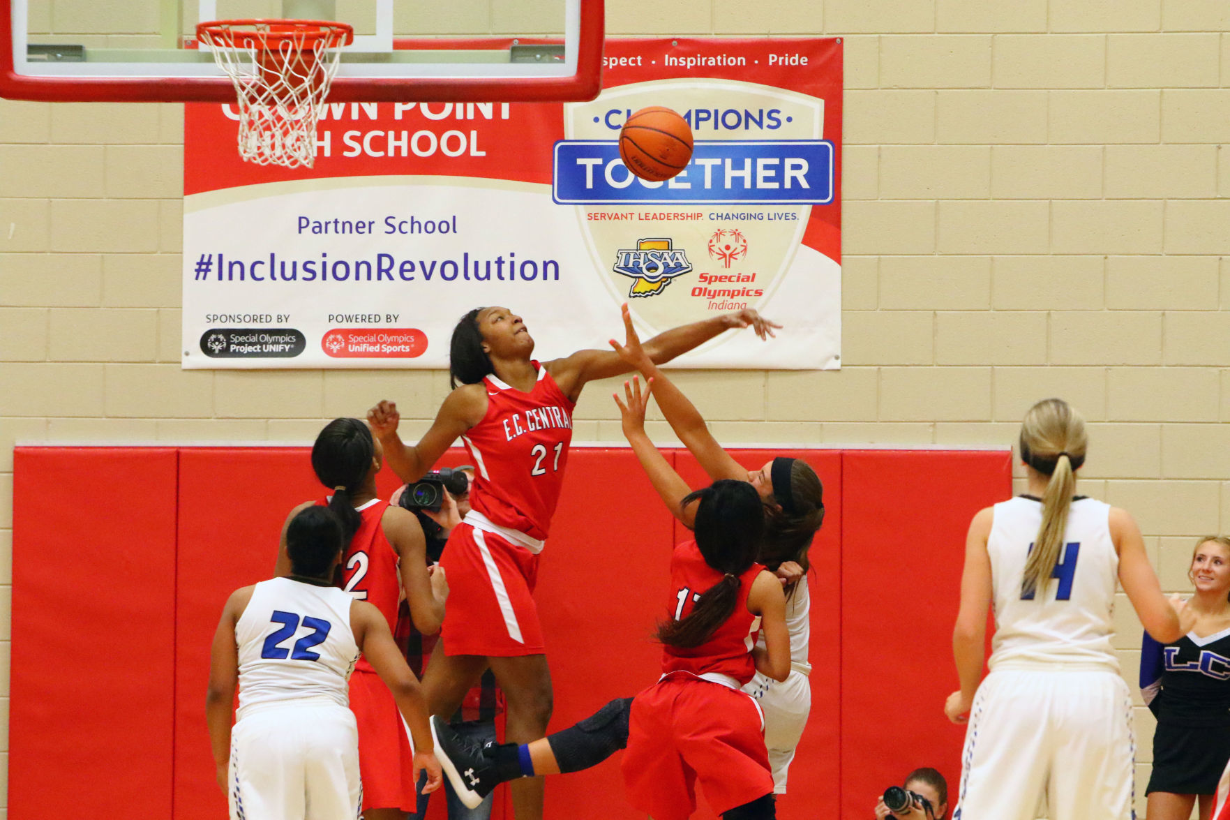 Gallery: Girls Basketball Sectional Finals - E.C. Central vs. Lake Central